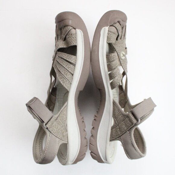 Keen Women's Brindle/Shitake Tan Rose Toe Bumper Adventure Sandals Size 7 - Picture 7 of 12